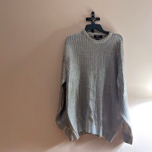 Evenings sweater cable shiny champagne color